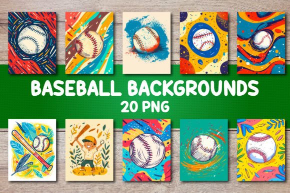 Baseball Backgrounds for Covers: A Designer's Grand Slam Asset