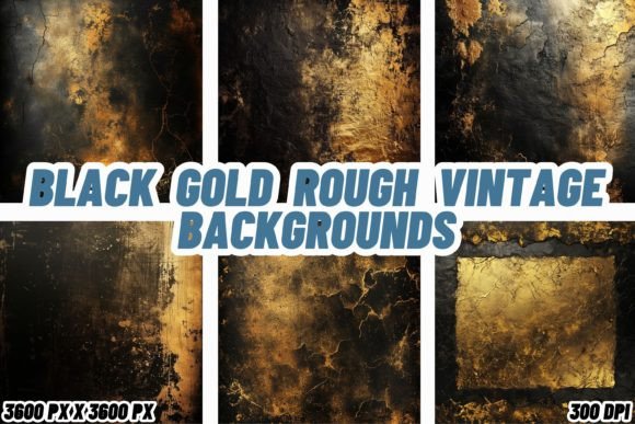 Black Gold Rough Vintage Backgrounds: A Designer's Guide