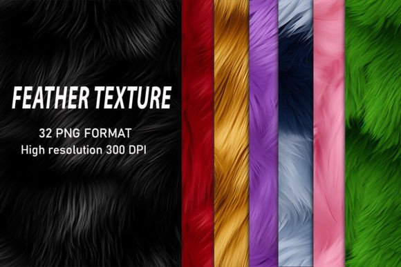 Colorful Feather Texture Backgrounds: A Designer's Toolkit for Vibrant Projects