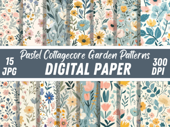 Cottagecore Garden Patterns: Your Digital Secret Garden