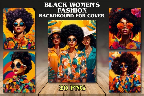 Elevate Your Brand: Stylish Black Women's Fashion Backgrounds