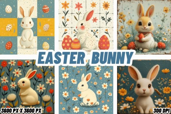 Enchanting Easter Bunny Backgrounds for Your Projects