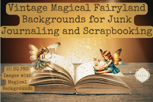 Enchanting Visuals: Vintage Fairyland Backgrounds
