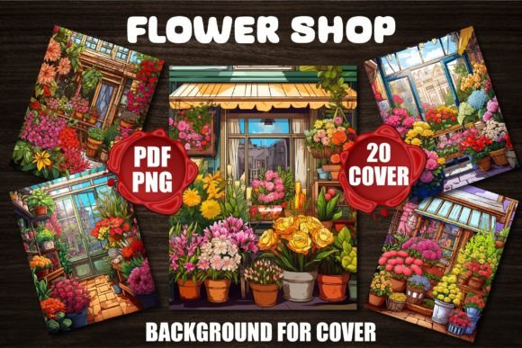 Flower Shop Backgrounds for Covers: Beyond the Page
