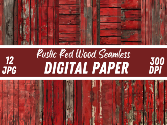 HD Rustic Red Wood Papers Backgrounds: A Designer's Warm Digital Asset