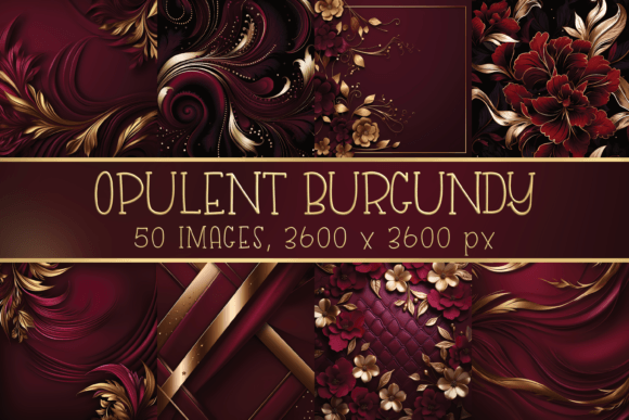 Opulent Burgundy Gold Backgrounds: A Designer's Guide