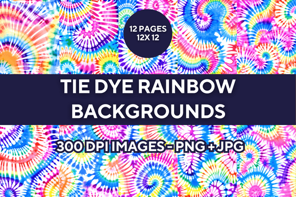 Tie Dye Rainbow Backgrounds Patterns: A Kaleidoscope of Creative Potential